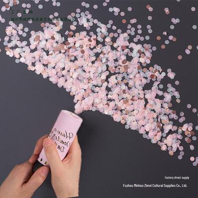 Mini Petal Confetti Tube: Birthday, Wedding & Engagement Atmosphere Photo Prop