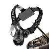 Rechargeable Headlamp Motion Sensor Waterproof Flashlight 15000 Lumen 3 Modes Adjustable Focus Headlamps For Adults Camping