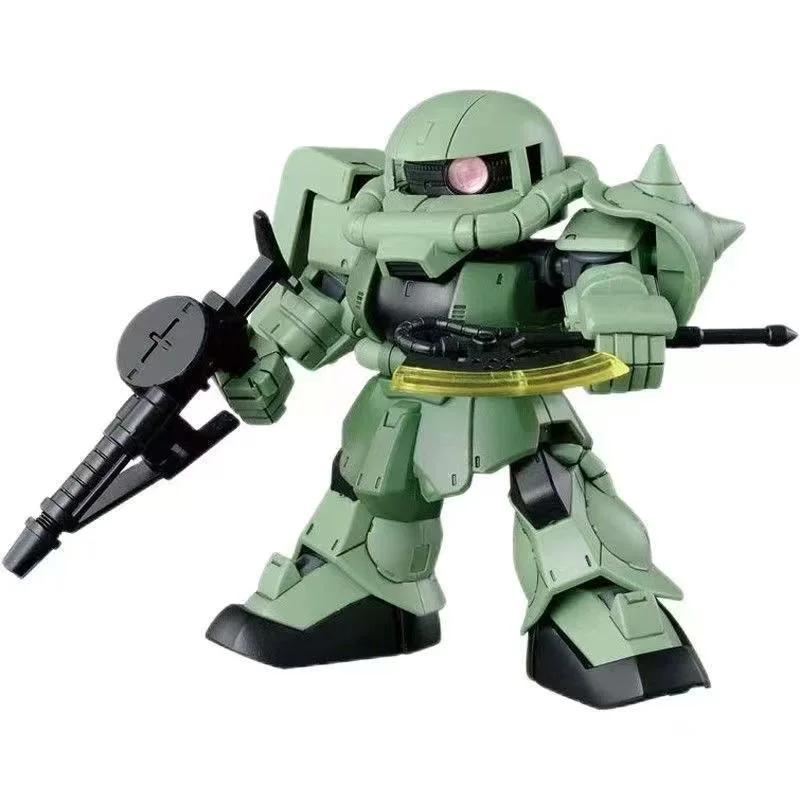 Cute Assembly Model Toy Zaku Ii Mass Production een Version Q Version Mobile Suit Robot Model Kit for Ages Toys Gift