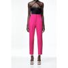 Fashion Commuter Front Pleated Ankle-High Waist Casual Pants