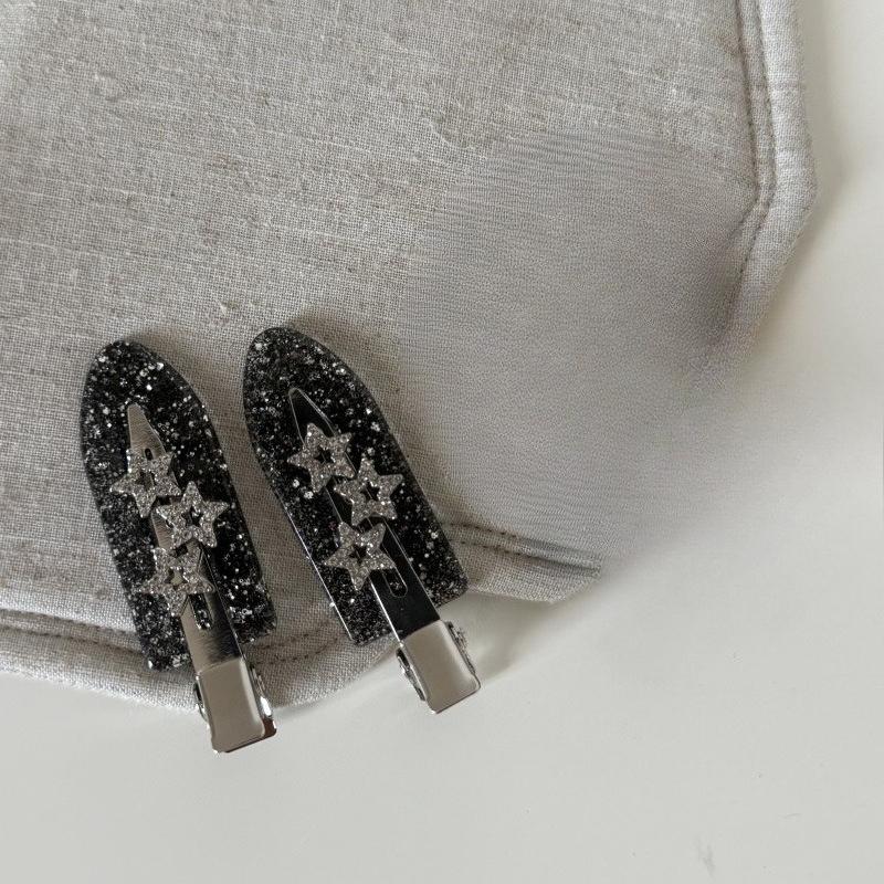 2/3/4/6 stücke Acetat Make-Up Haar Clips Koreanische Mode Gold Weiß Glitter Haar Pin Headwear Mädchen Frauen Haar Zubehör