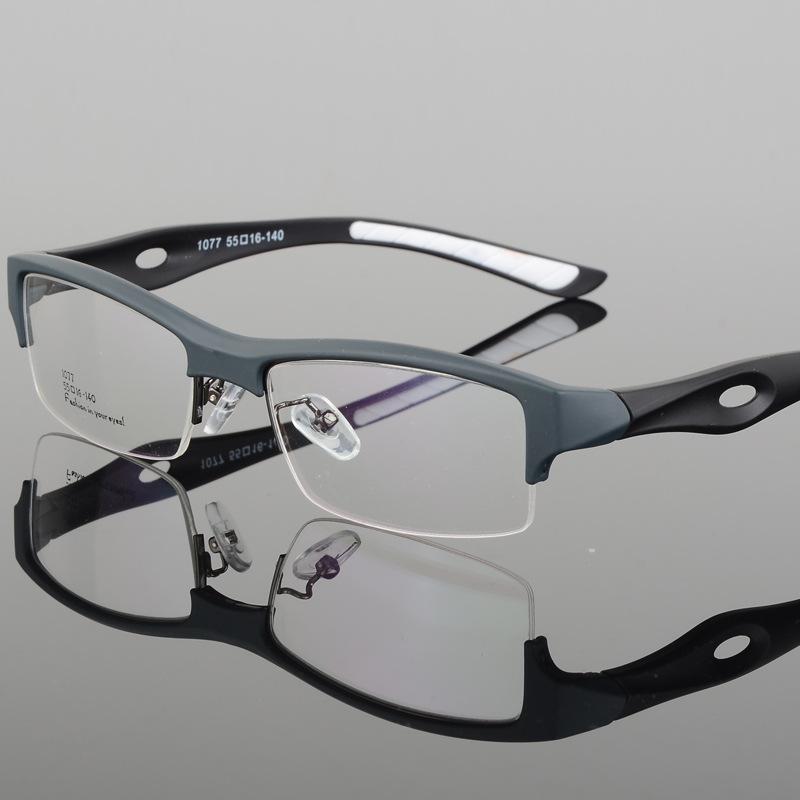 Men'S Glasses Frame Sports Half Frame Glasses Frame Direct Sales Half Frame Sports Flat Glasses Glasses