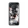 For Honor Magic 6 Lite Case Magic6 Lite Liquid Silicone Soft TPU Back Bumper Skull Marble Print Fundas For Honor Magic 6 Lite 5G