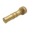 Solid Brass 4 Inch Garden Spray Nozzle with Adjustable Wring for Custom Water Flow Designed for Use with Standard Garden Hoses