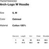 Thisisneverthat Arch Logo W Hoodie Oatmeal