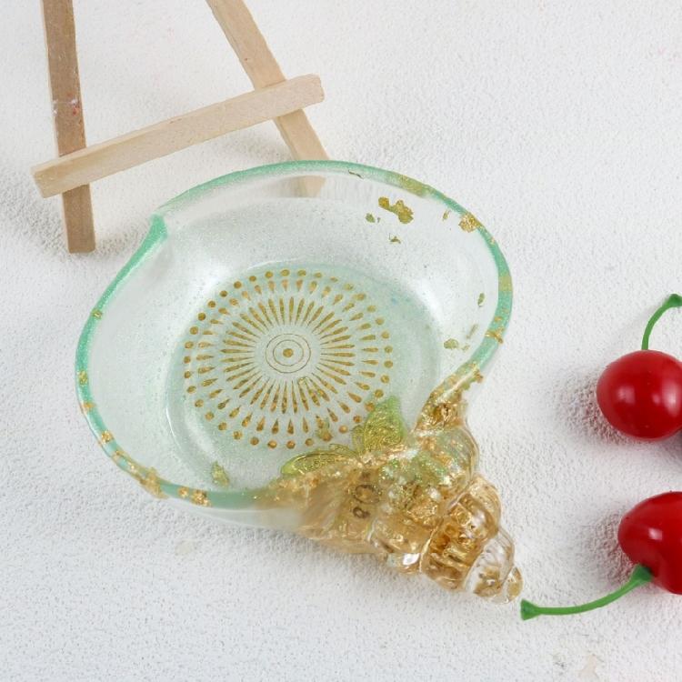 Versatile Silicone Mold DIY Storage Box Making Mould Lovely Conch Shaped Moulds