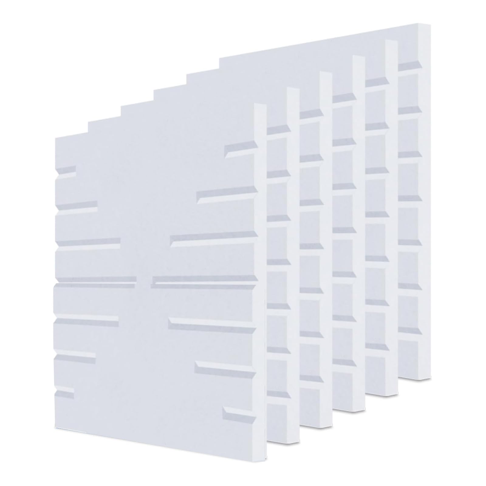 

GOATRIP Звукопоглинаючий лист, 250 кг/м³ надвисокої щільності, 50x50 см, 6 аркушів, Звукоізоляція, Звукоізоляція кімнати, Глушник для інструментів, Шум