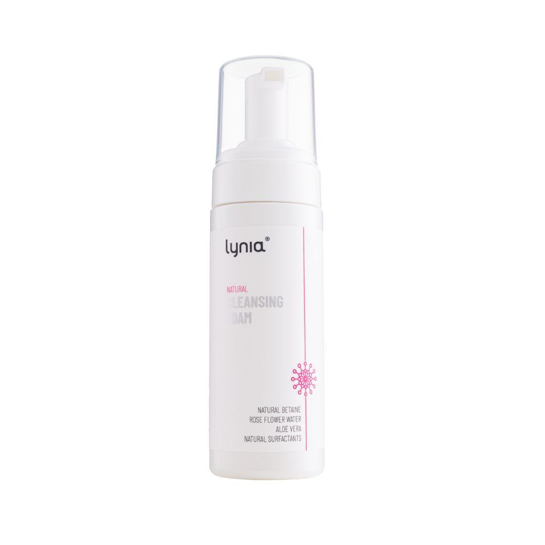 

Lynia - Nawilżająca Pianka Myjąca z Naturalną Betainą i Wodą Różaną, 150 ml