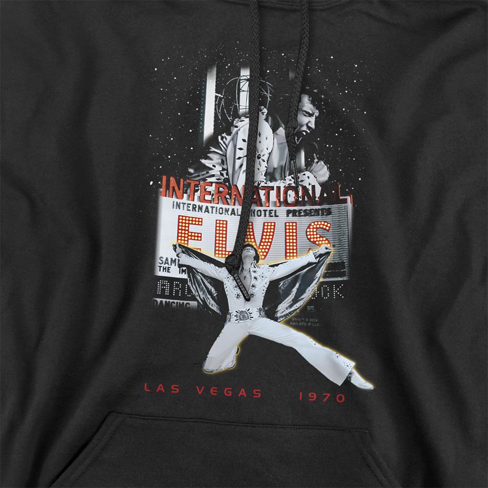 Elvis Presley Unisex Adult Las Vegas Hoodie