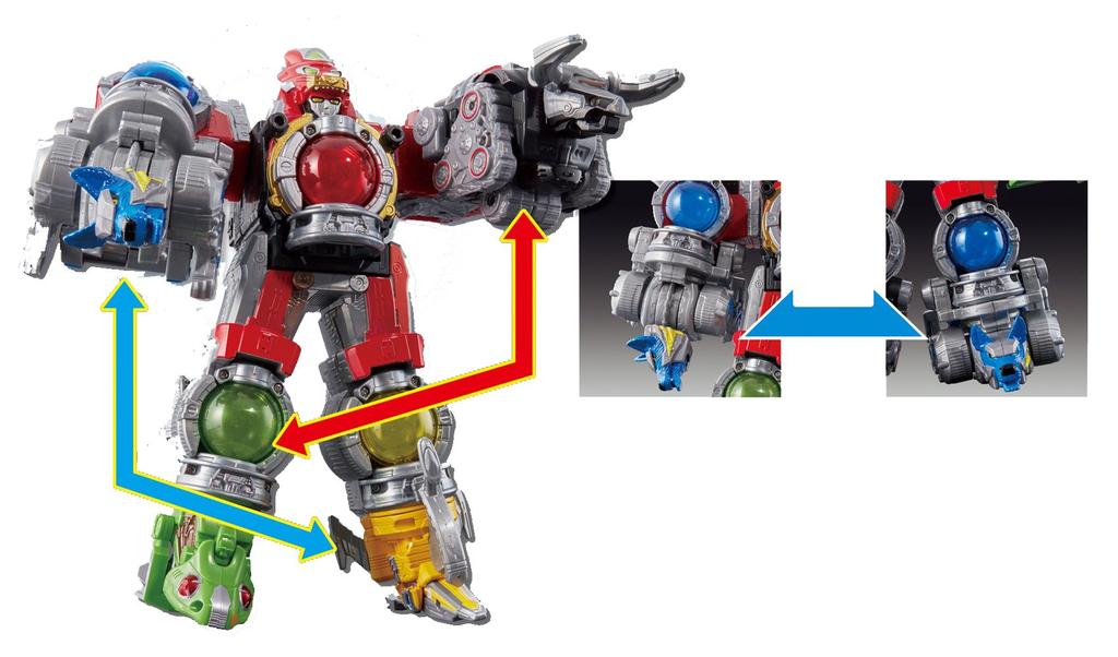 Uchu Sentai Kyuranger Kyutama Combination DX Kyuren Oh 01,03,05,07,09