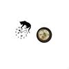Silent Hanging Clock Cat Wall Quiet Movement European Photo Frame Antique Decorative Embossed