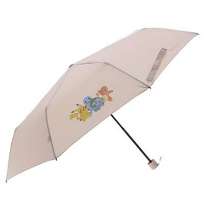 Pokemon BUDDY 3-stage Umbrella Character Junior Male Female Student Junior Parasol Length 55cm, Popular Korean Toddler Toys