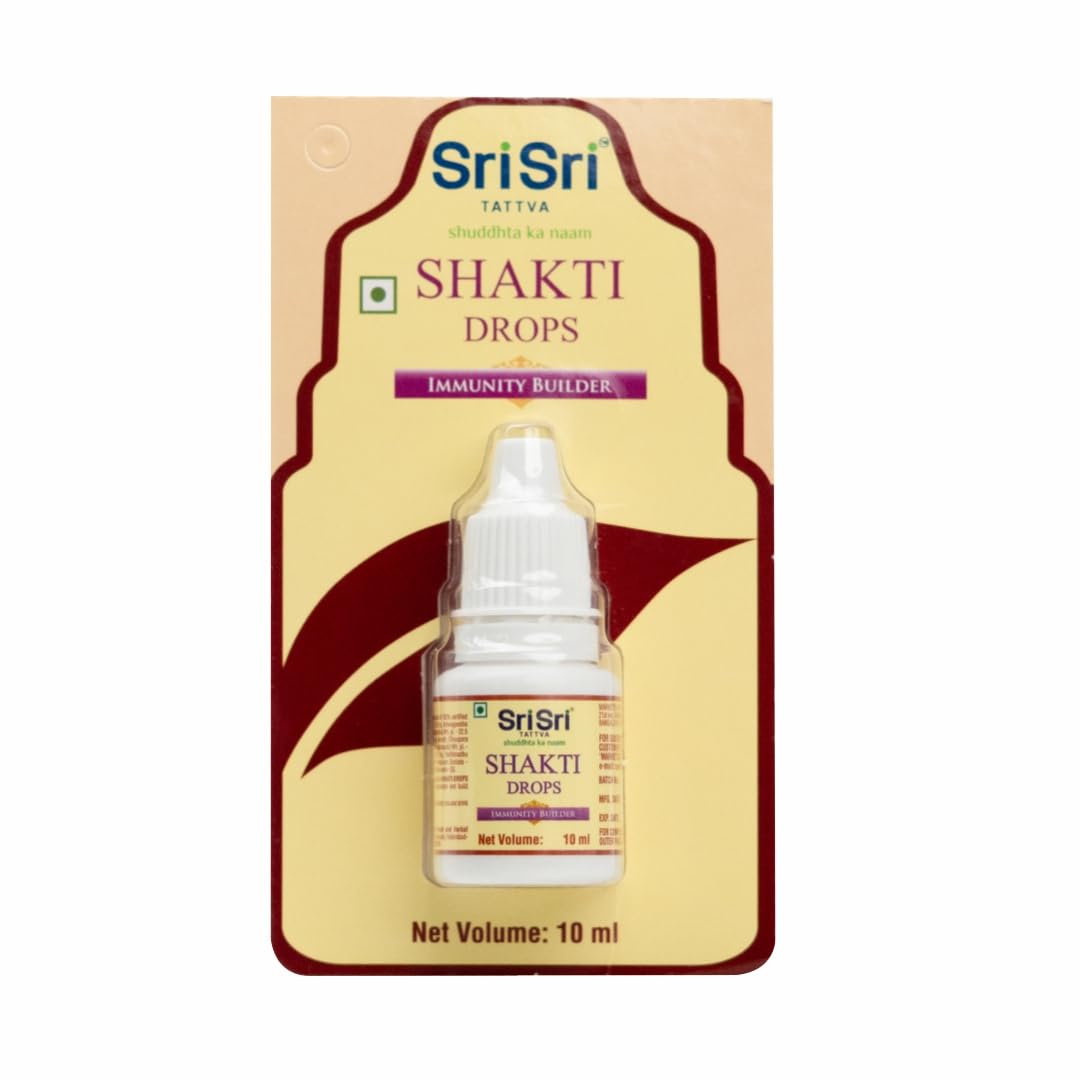 

Sri Sri TATTVA Shakti Drops Daily Wellness Tonic For Adults And Kids Strength Stamina Energy Support 10 ml Pack Of 1