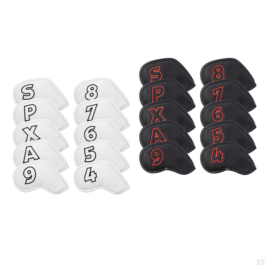 10 Golf Club Covers Made of PU, Fashionable, Scratch-resistant, Creative Gift for Golfers,