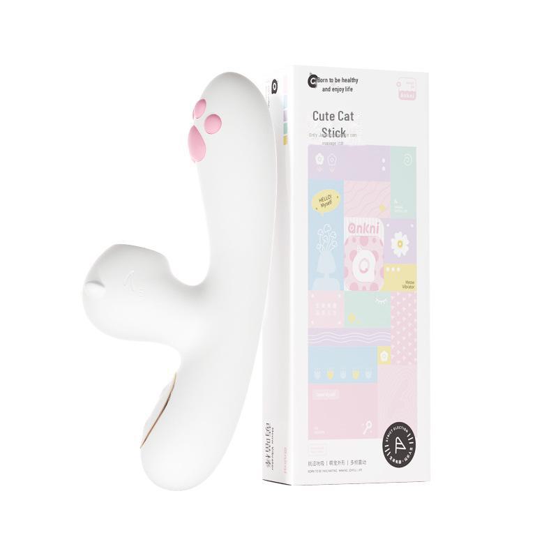 Miji Mengmeow Heating & Sucking Vibrating Massage Stick Female Masturbator - Adult Sex Toy