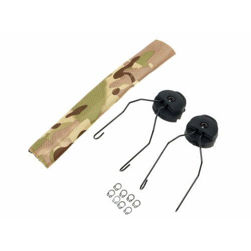 

[Оригинальный продукт] Набор адаптеров для рельс шлема ZTACTICAL FAST для гарнитуры MSA, черный