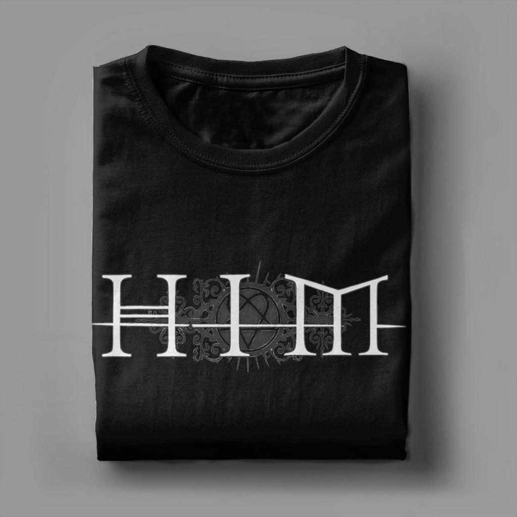 Him Band Ville Valo Razorblade Smoke Graphic Printed T Shirt for Men Women  100% Cotton  Tee Shirt Clothes