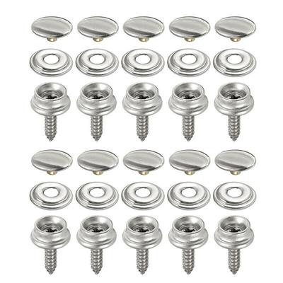 Edelstahl-Druckknopf-Set für Bootsabdeckungen und Heimwerkerprojekte