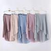 Elegant Women's Half-Skirt: Solid Color, Ballet-Inspired, Asymmetric Hem, Perfect for Dance.