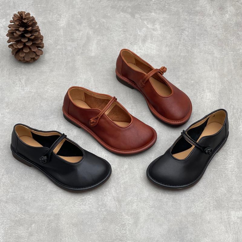 New Lightweight and High-end Women's Shoes, Versatile and Fashionable Soft Leather Shoes