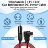 16.4 FT DC Power Cord Cable 12V/24V for Car Fridge Car Refrigerator Freezer Compatible with Alpicool, ARB,BougeRV, Bodega, Dometic,Euhomy, ICECO Etc