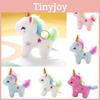 Adorable Rainbow Unicorn Plush Keychain Wholesale Pony Doll Pendant For Girls' Backpacks