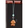Green & Red Sandalwood, Ebony Elf Rabbit Phone Charm & Key Ornament DIY Accessory