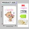 50 Pages A5 Diamond Painting Cover Notebook Cartoon Bee Special Shaped Diamond Art Painting Notebook Kits Festival Birthday Gift