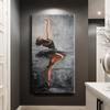 Elegante Figur Kunst Ballett Tänzerin Leinwand Malerei Moderne Wand Kunst Poster Drucke Wand Bilder für Wohnzimmer Home Cuadros Decor