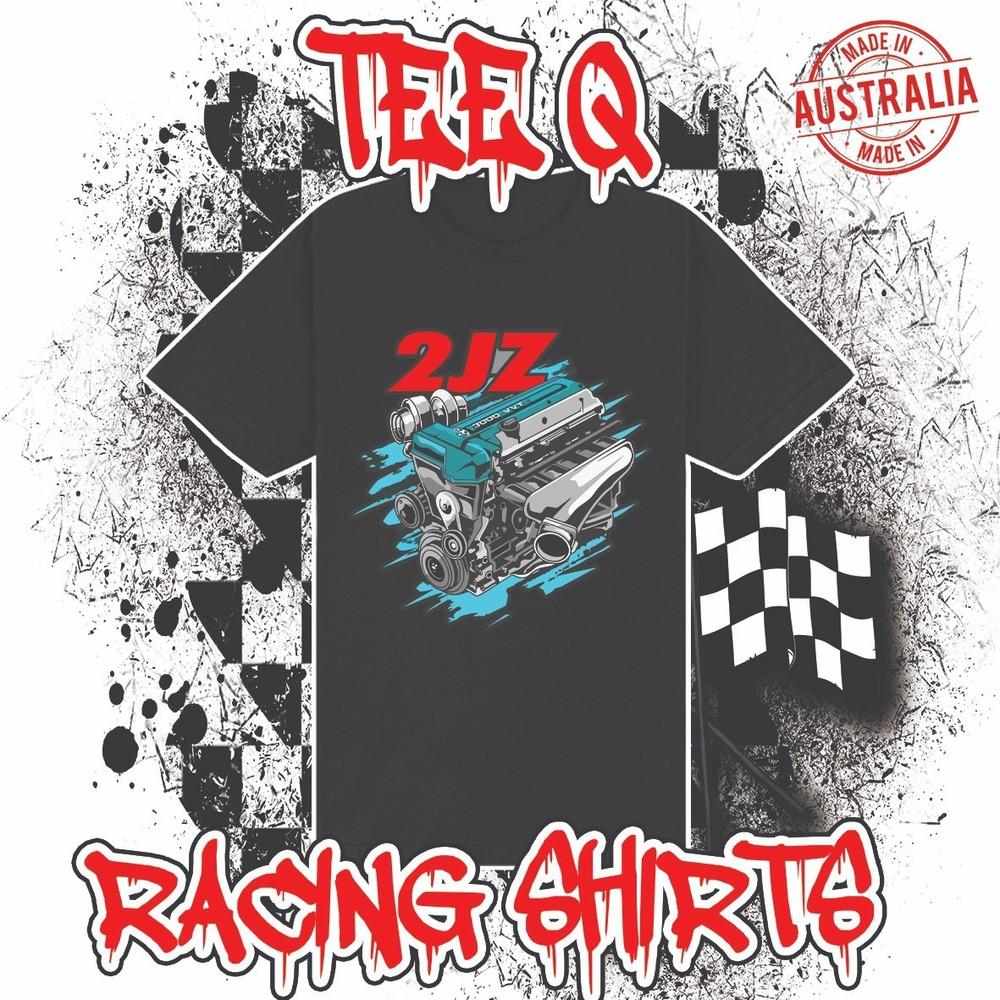 Toyota 2JZ GTE Supra MK4 ~ Премиум Черная Хлопковая Футболка Gildan Унисекс XXXL