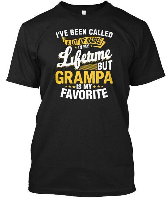 

Grampa Is My Favorite Name Cool T-Shirt Made in the USA Size S to 5XL 3XL