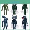 Siren Head Horror Plush Toy With Crooked Neck In Green Color
