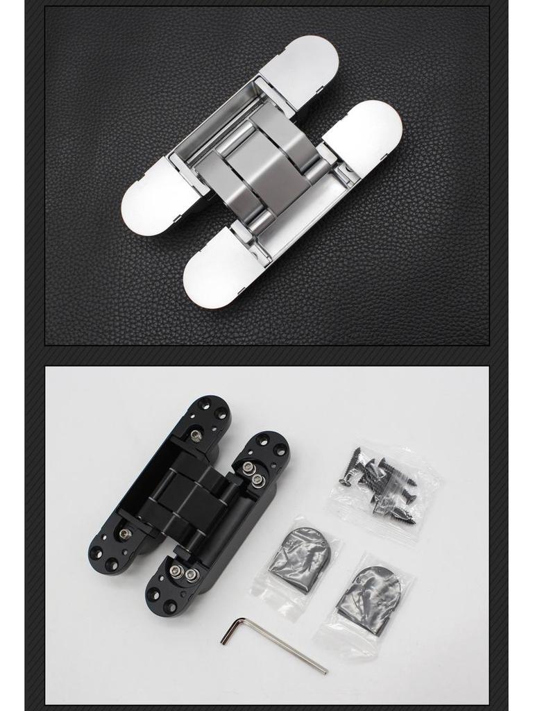 80KG Adjustable Concealed Zinc Alloy Hidden Door Hinge