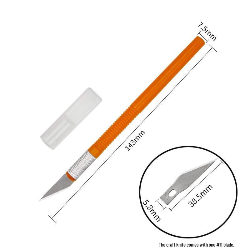 Multicolor DIY Craft & Carving Knife Set for Paper, Phone Screen Protectors, and Rubber Stamps