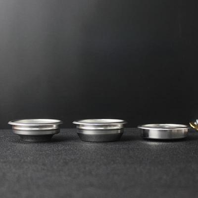 Universal Italian Coffee Machine Blind Bowl: 51/53/58mm Handle for Single/Double Cup, No-Hole Brewing Head Cleaning Bowl.
