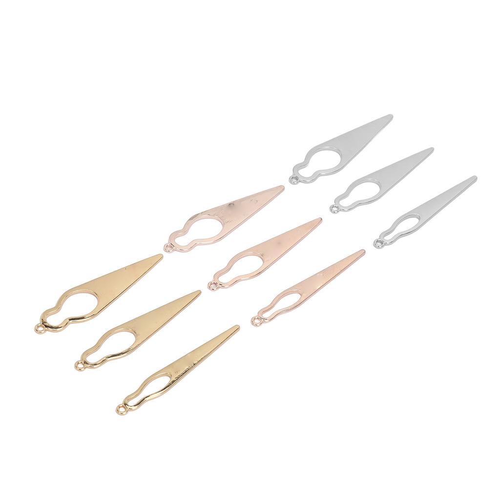 9pcs Dreadlocks Interlocking Tool Alloy Dreadlocks Sisterlocks Tightening Accessories Styling Tool