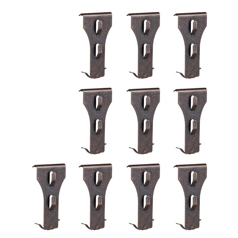 A84E-10 PCS Brick Hook Clips For Outdoor Hanging No Drilling Required For 60-70Mm Bricks
