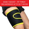 Tcare Adjustable Thigh Brace Support Quadriceps Thigh Wraps Unisex Breathable Non-Slip Compression Sleeve