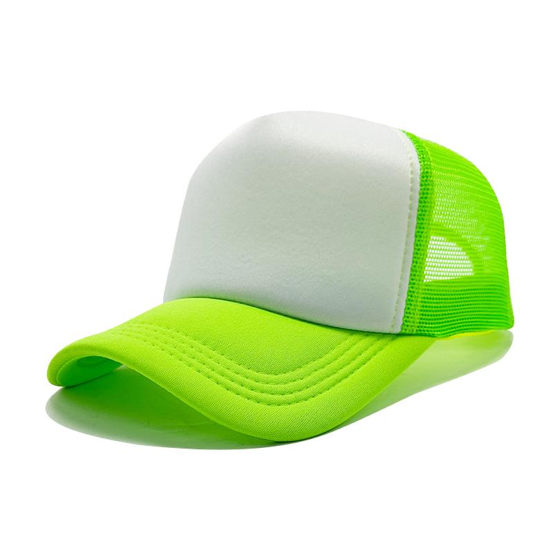 Wholesale High Quality Custom 3D Embroidery Sublimation Print 5-Panel Trucker Mesh Cap  Baseball Gorras Blank Foam Trucker Hat