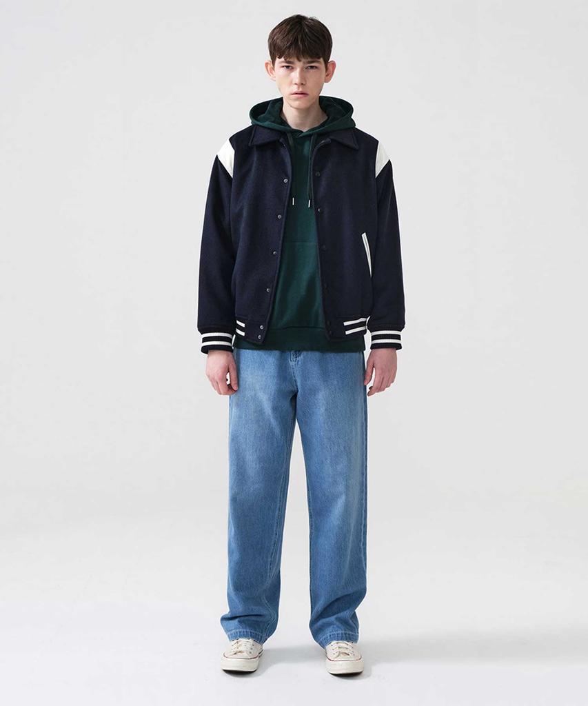Stco Diems Stadium Quilted Jumper Navy (Oversized)_Djpvac30Sn