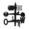 Garden Outdoor Weather Station Meteorological Measurer Vanes Tool Wind Rain Gauge Thermometer