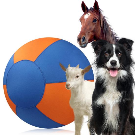 Palla da Herding Gonfiabile da 18 Pollici per Cani, Palla Jumbo Calmante con Copertura, Palla da Addestramento per Cani Resistente agli Strappi per Razze Grandi, Gioco Attivo all'Aperto