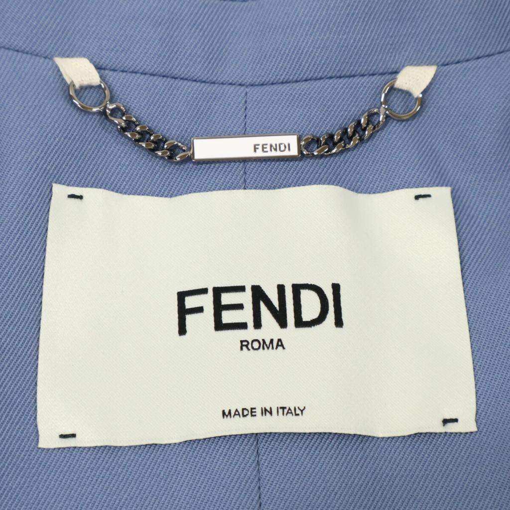 FENDI Blue FJ7389 ANQ4 Short Jacket Jacket 36 blueUsed