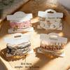 Bohemian holiday style love imitation pearl stacked bracelet ins niche Valentine's Day glass rice bead bracelet tide