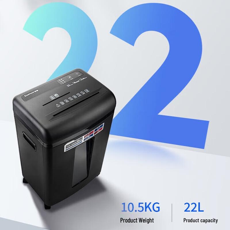 Niszczarka biurowa CoMix S3508-P, rozdrabnianie na ścinki (Micro-Cut), poziom 5, wtyczka CN (adapter w zestawie)