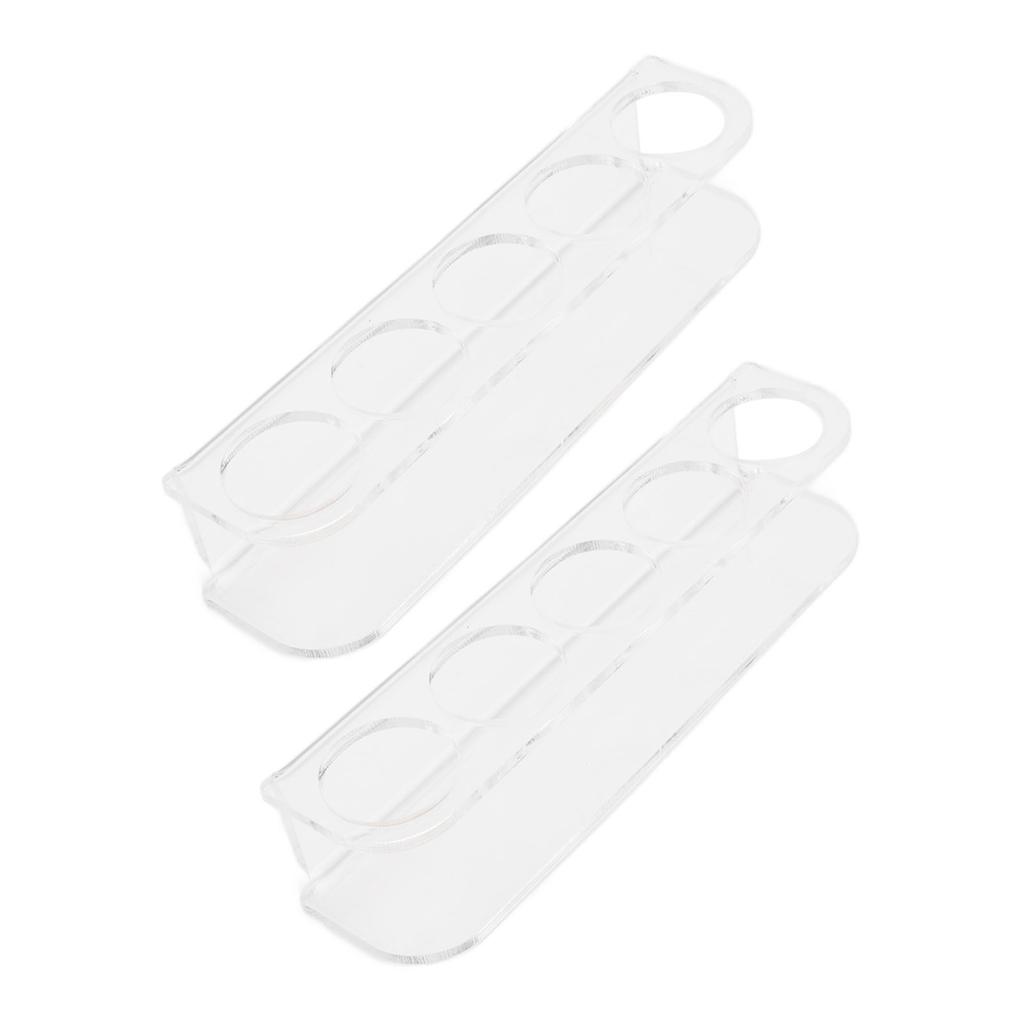 Refrigerator Vial Holder Space Saving Acrylic Vial Wall Caddy for 2.5cm Diameter Vial