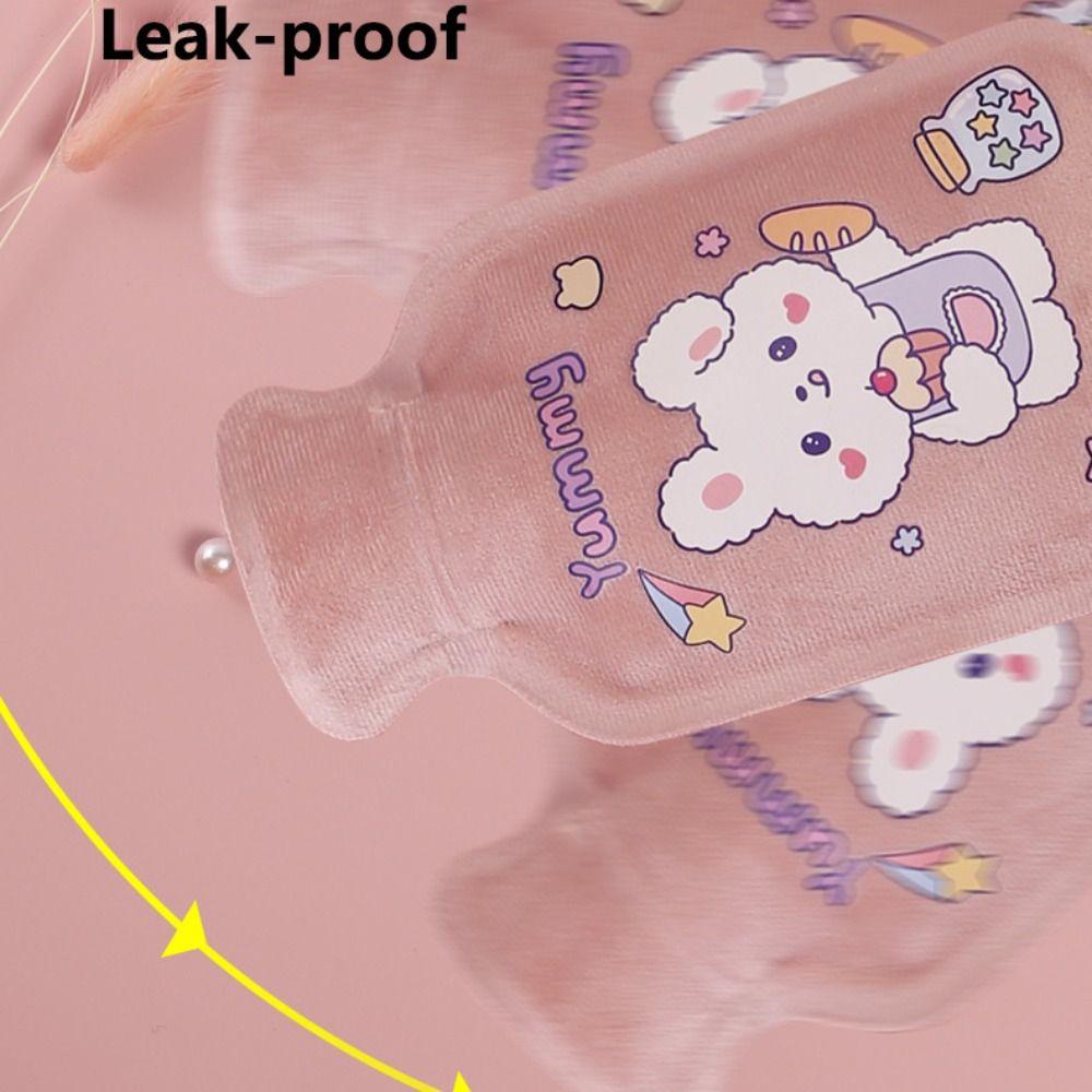 Portable Plush Hot Water Bottle Cold-proof Hand Feet Warmer Hand Warmer Reusable Explosion Proof Warm Handbag Winter