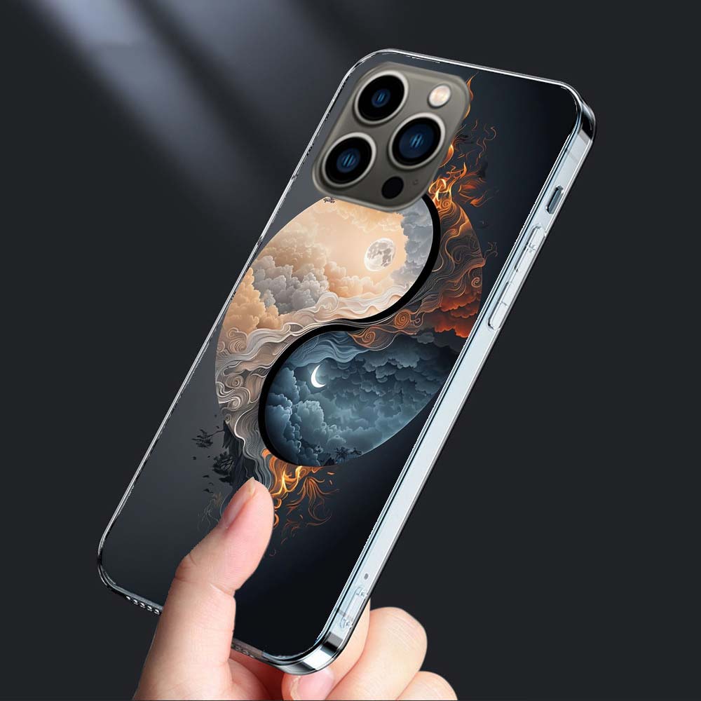 Balance of Elements The Eternal Yin-Yang Phone Case For Iphone 16E 15 Pro 14 Plus 17E 16 17 Pro Max Air 11 12 13 Mini Cover Case