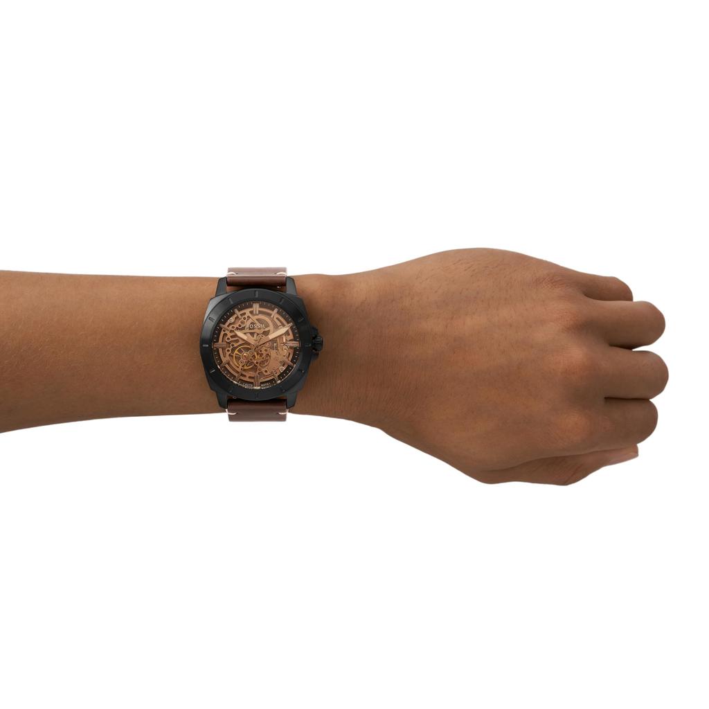 [Fossil] Otomatik Saat PRIVATEER SPORT MEKANİK BQ2429 Erkek Kahverengi (Orijinal Ürün)