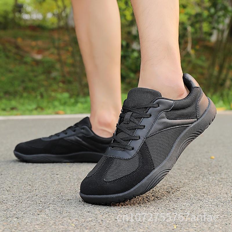 Unisex Barefoot Sneakers Wide Toe Minimalist Zero Drop Non Slip Shoes Lace Up Mesh Casual Sneaker Men'S Outdoor Fitness Shoes